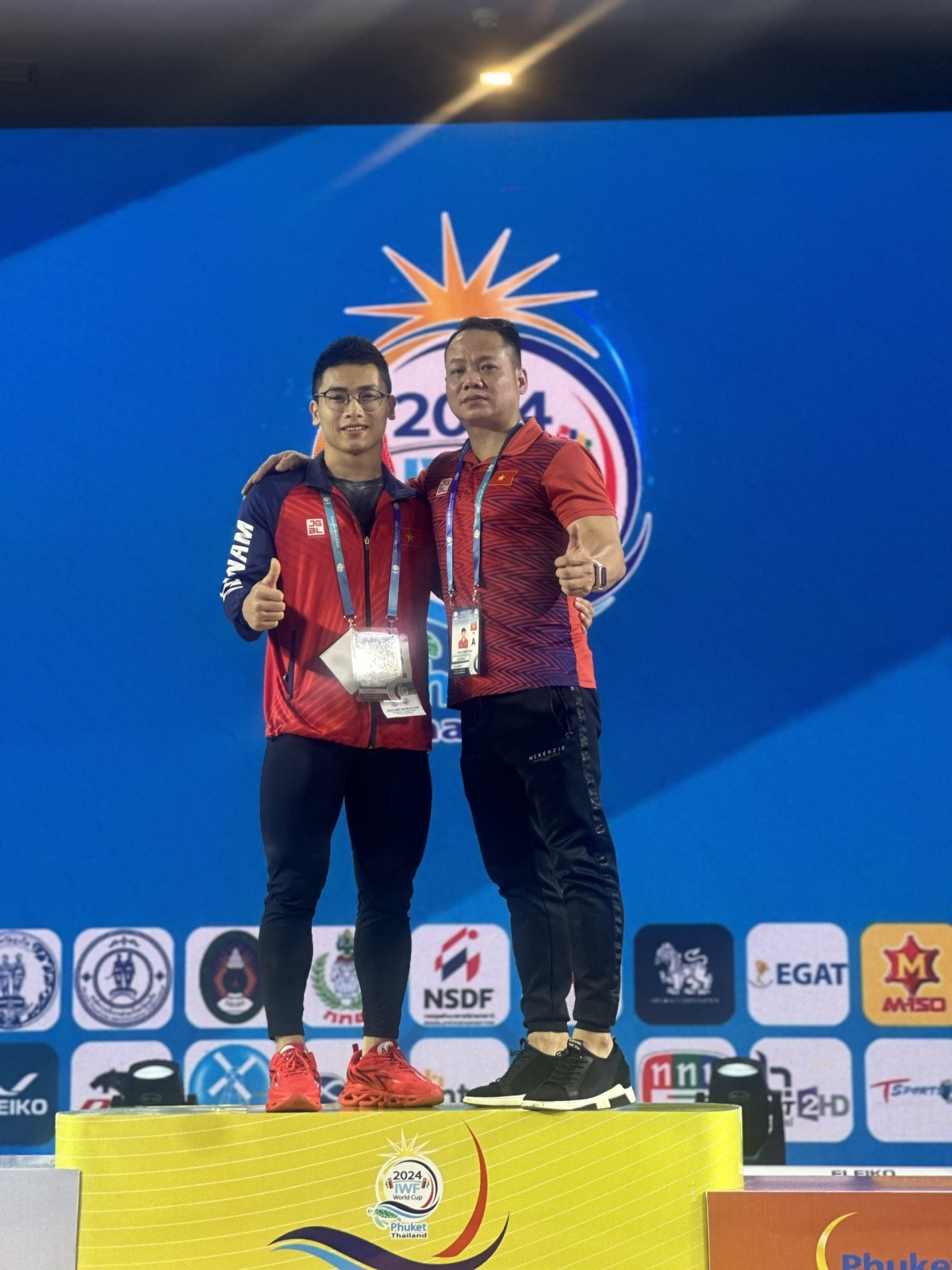Trịnh Văn Vinh giành vé thứ 6 dự Olympic cho Thể thao Việt Nam ( Ảnh: Quý Lượng)