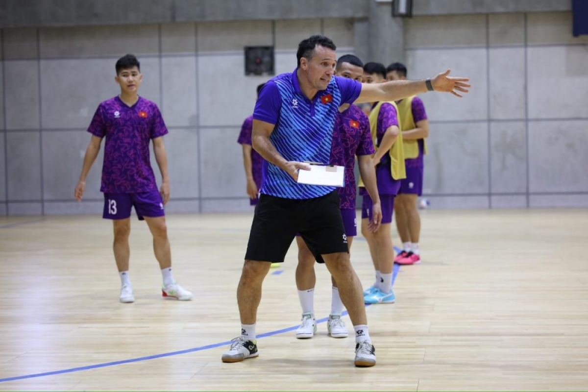 HLV trưởng Diego Giustozzi khẳng định đội tuyển Futsal Việt Nam đặt mục tiêu tham dự World Cup