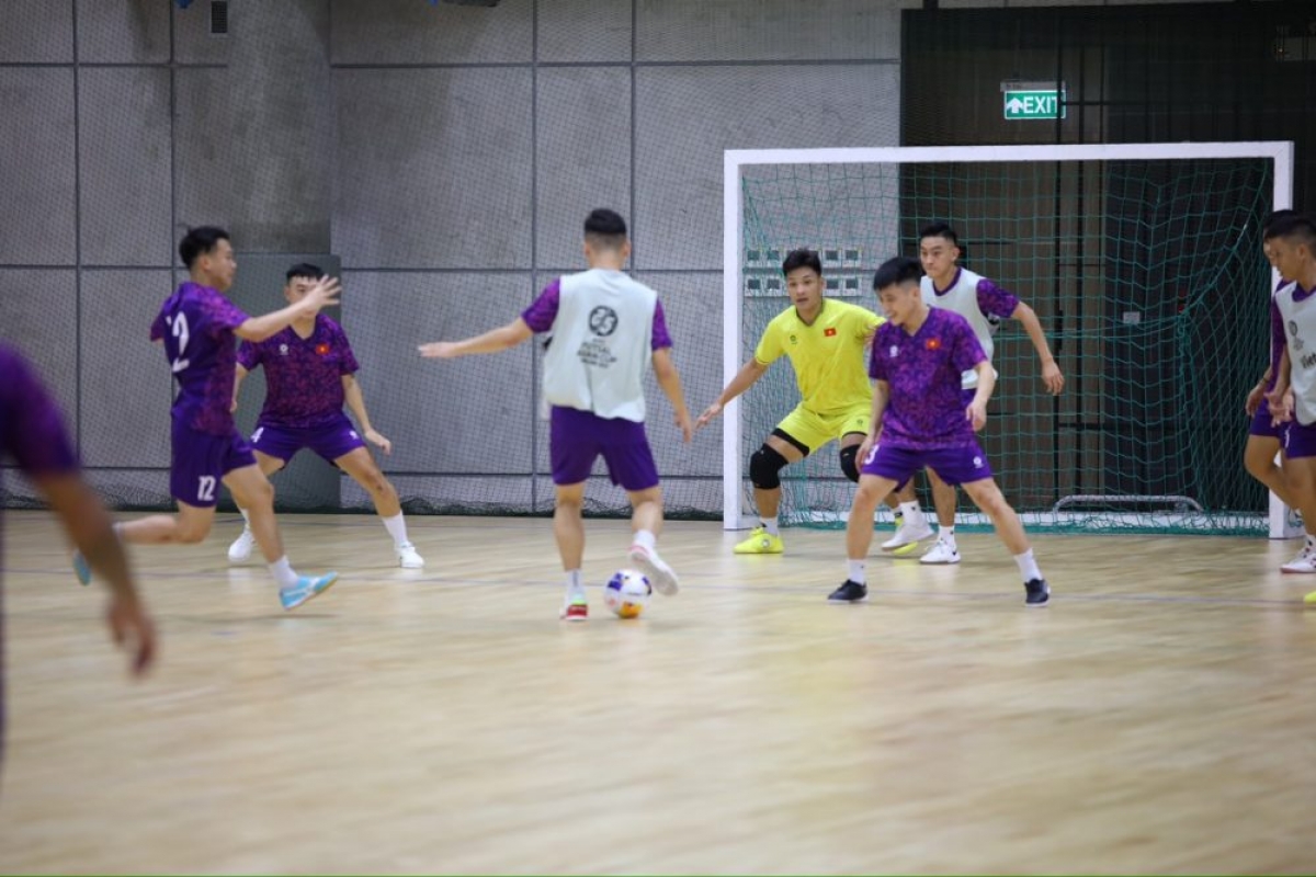 Đội tuyển Futsal Việt Nam tự tin chơi tốt trước Myanmar