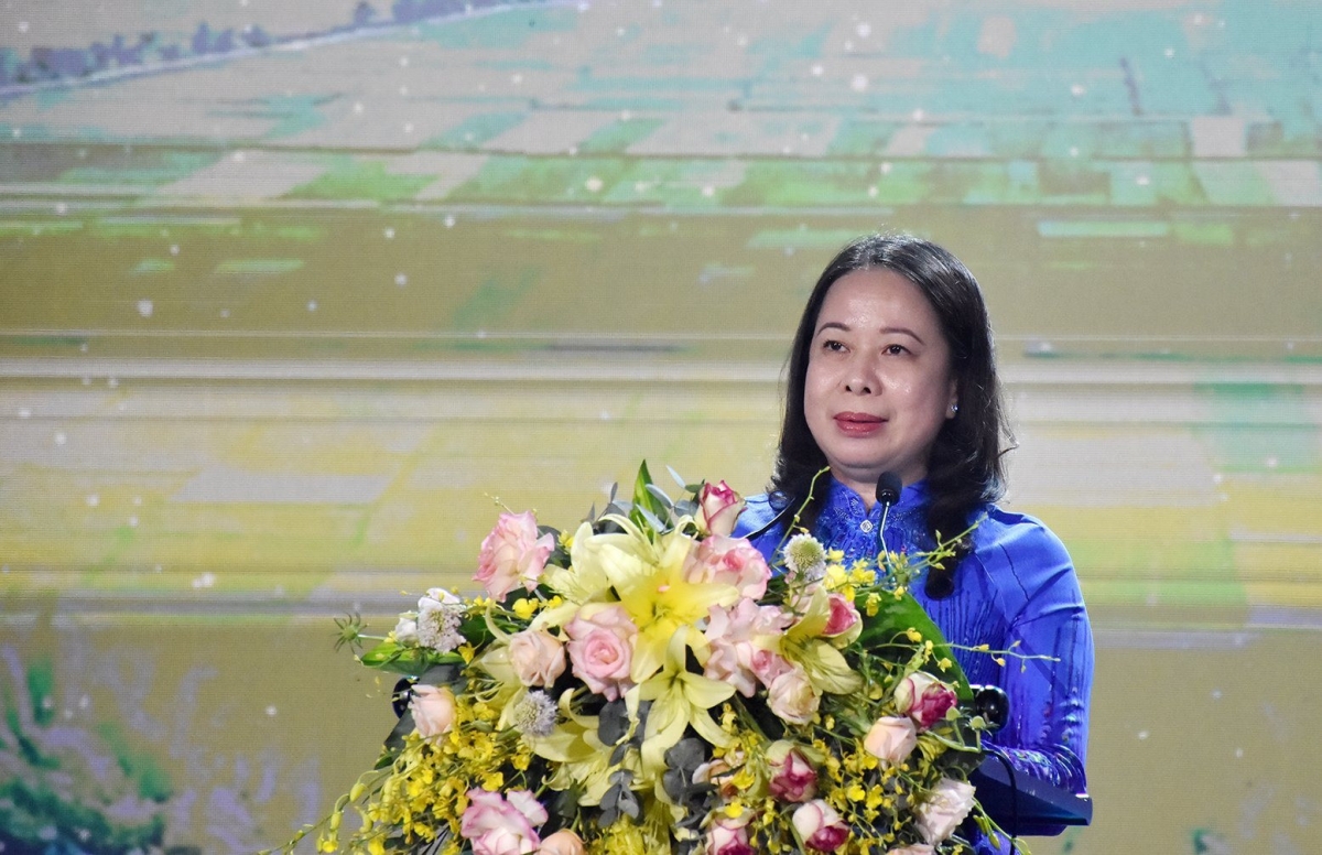 Quyền Chủ tịch nước Võ Thị Ánh Xuân phát biểu tại Lễ phát động