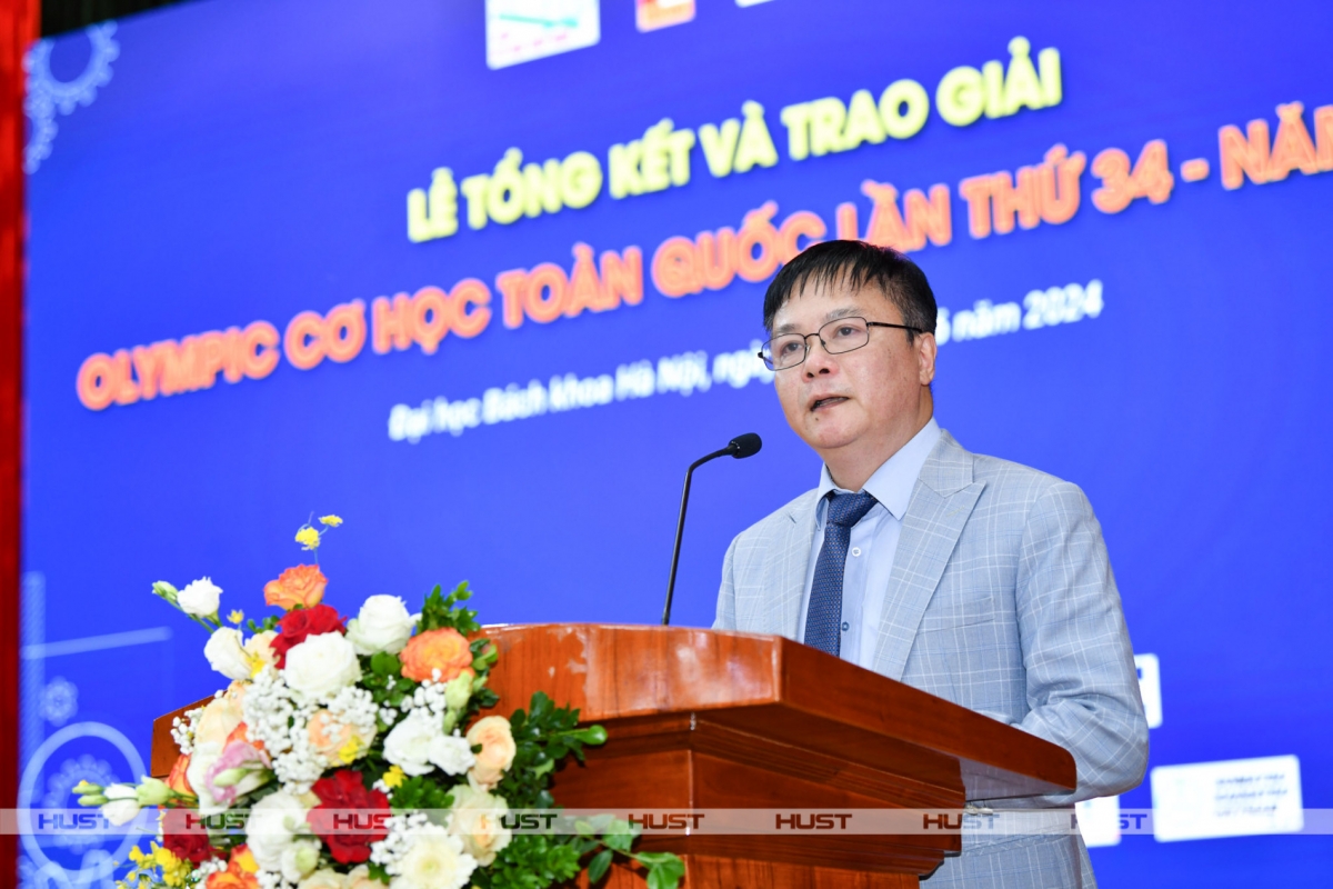 PGS Nguyễn Phong Điền,  Phó Giám đốc ĐH Bách khoa Hà Nội, Phó chủ tịch Hội Cơ học Việt Nam,Trưởng ban tổ chức Olympic cơ học toàn quốc 2024