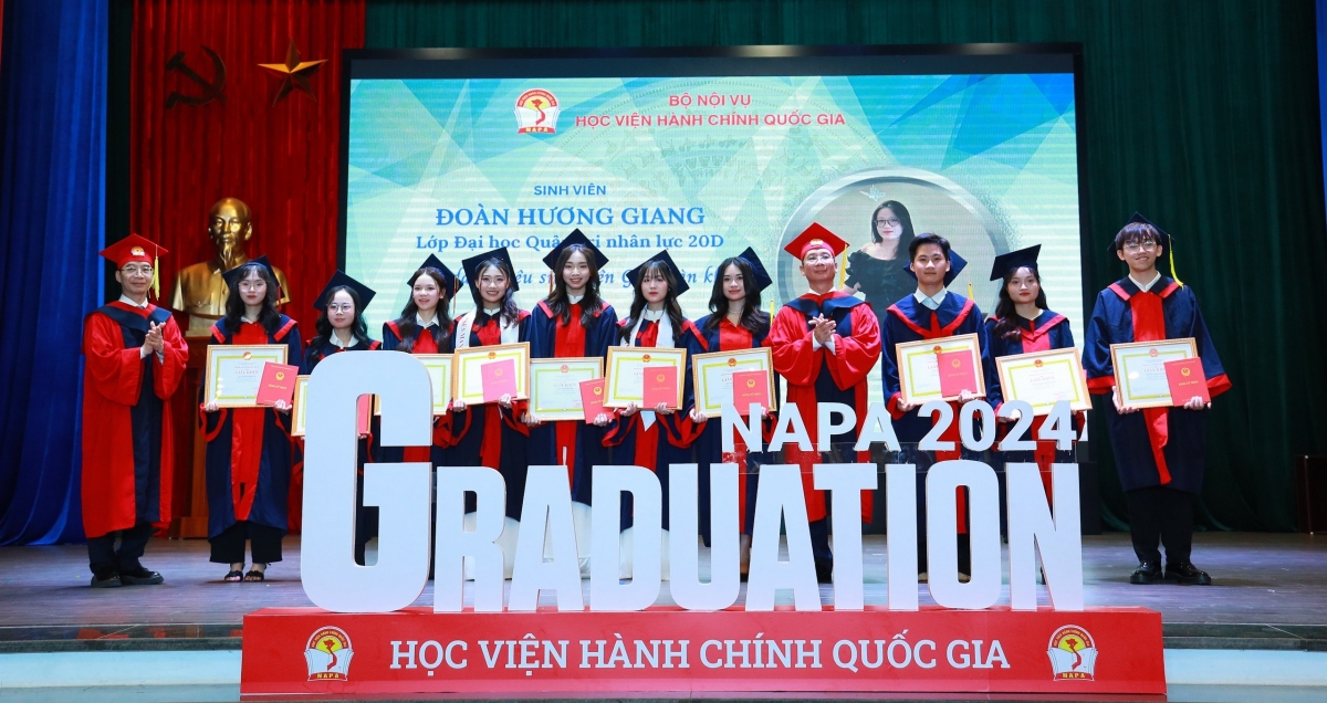 Học viện Hành chính Quốc gia tổ chức Lễ Bế giảng và trao bằng tốt nghiệp cho sinh viên ĐH hệ chính quy năm 2024