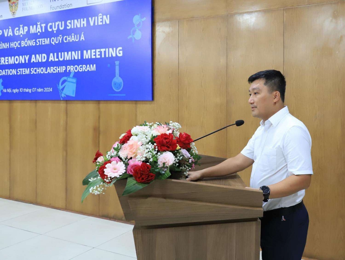 PGS.TS Nguyễn Hoàng Giang, Phó hiệu trưởng trường Đại học Xây Dựng Hà Nội phát biểu