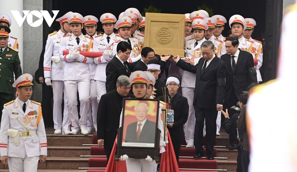 Lễ di quan Tổng Bí thư Nguyễn Phú Trọng.