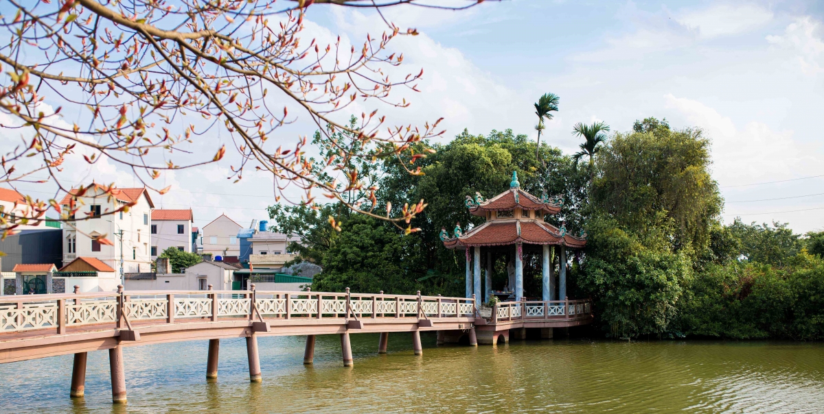 Lầu Quan âm Bồ tát tại chùa Tiêu Sơn - Bắc Ninh. Ảnh: bacninhtv.vn