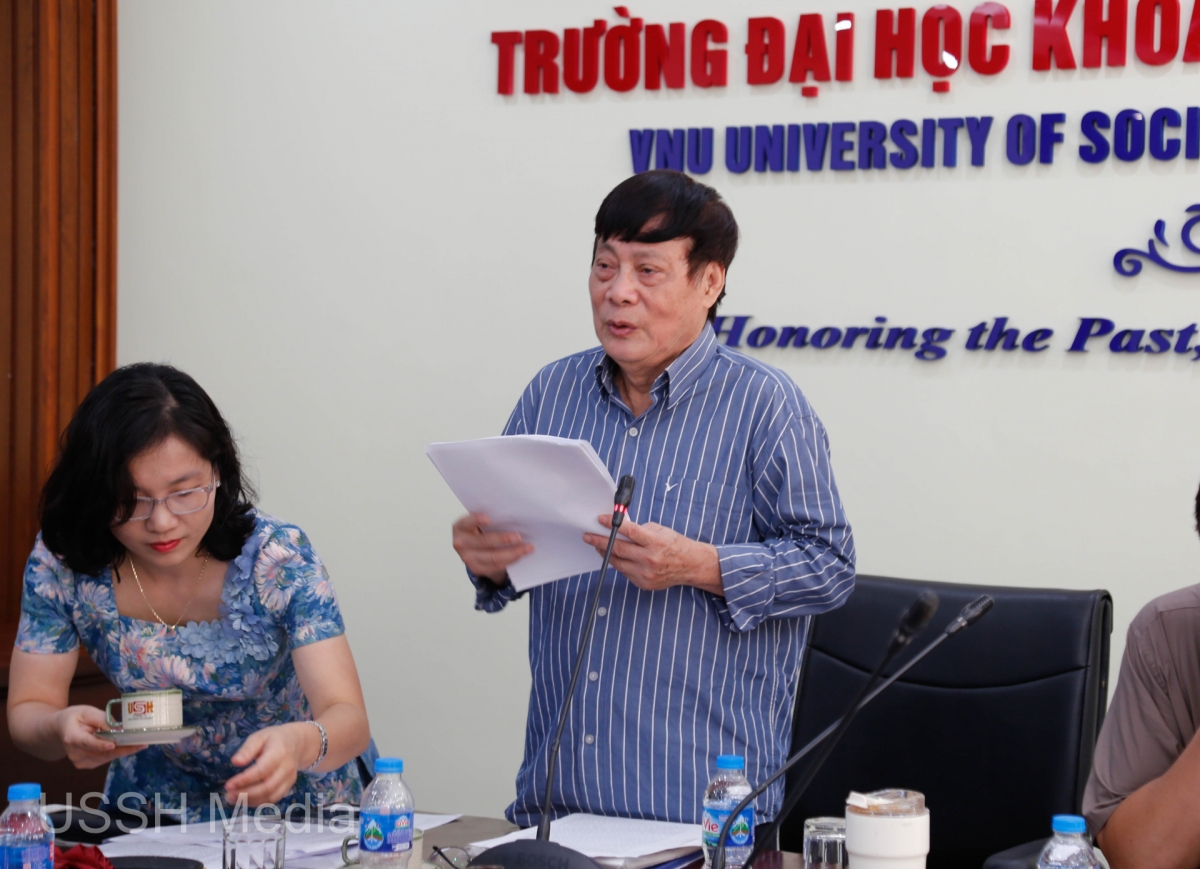 Nhà giáo Trần Hinh - nguyên Trưởng Bộ môn Văn học Phương Tây, Khoa Văn học, Trường ĐH KHXH&amp;NV