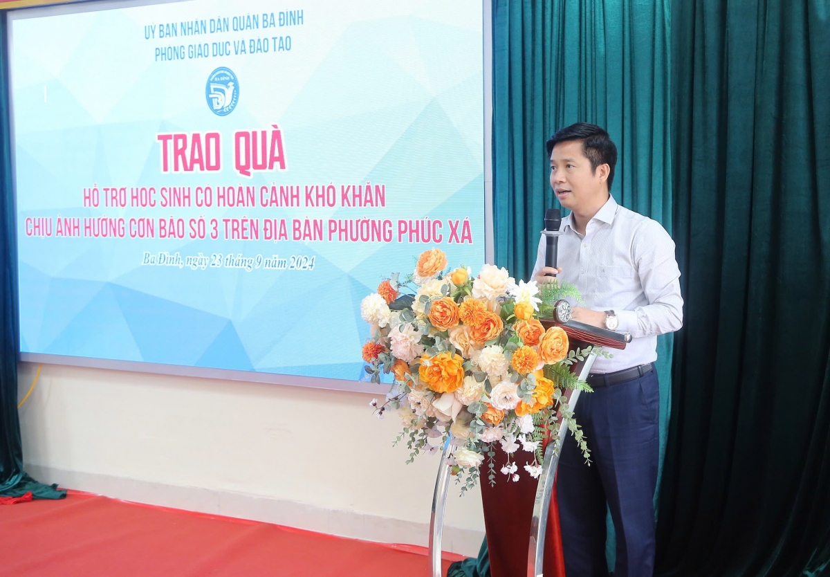 Ông Nguyễn Như Tùng - Phó Trưởng phòng GD&amp;ĐT quận Ba Đình, Hà Nội