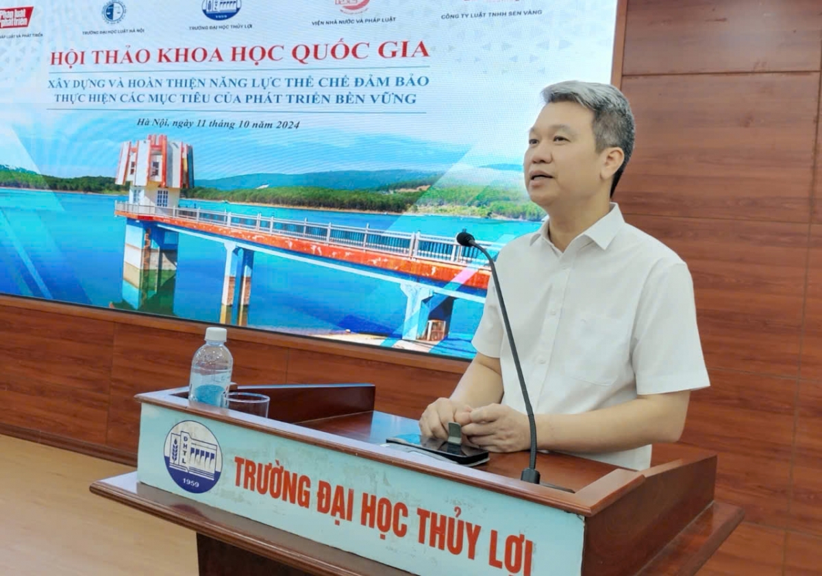 Ông Nguyễn Hồng Khanh - Phó Cục trưởng Cục Thủy lợi (Bộ Nông nghiệp và Phát triển nông thôn)