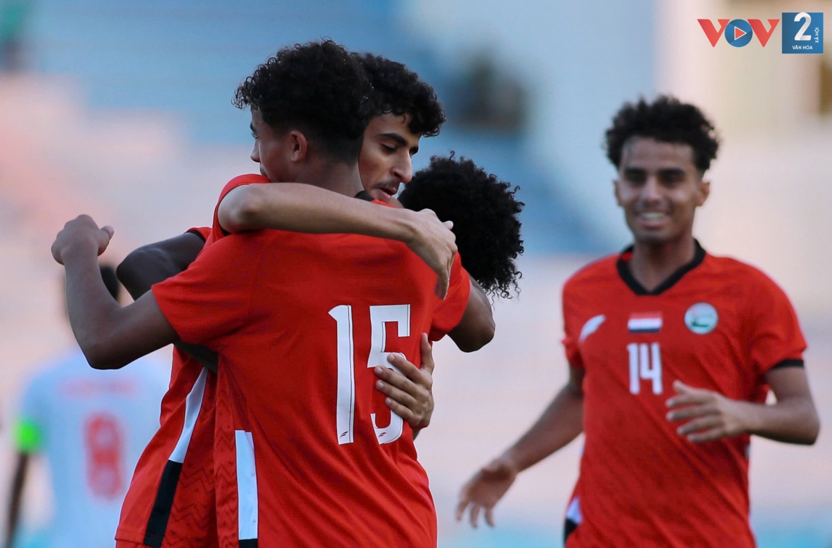 U17 Yemen tạm chiếm ngôi đầu bảng I với chiến thắng đậm 6-1 trước U17 Myanmar