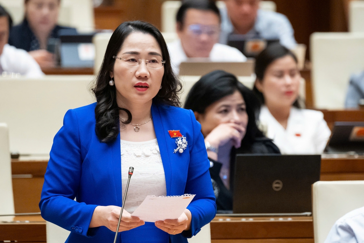 Đại biểu Nguyễn Thị Thủy, Đoàn ĐBQH tỉnh Bắc Kạn.