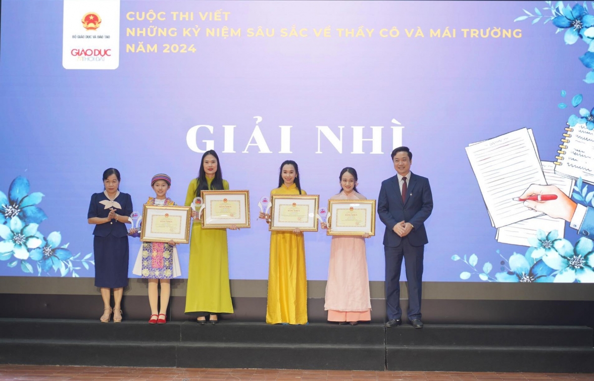 Các tác giả đạt giải nhì cuộc thi 