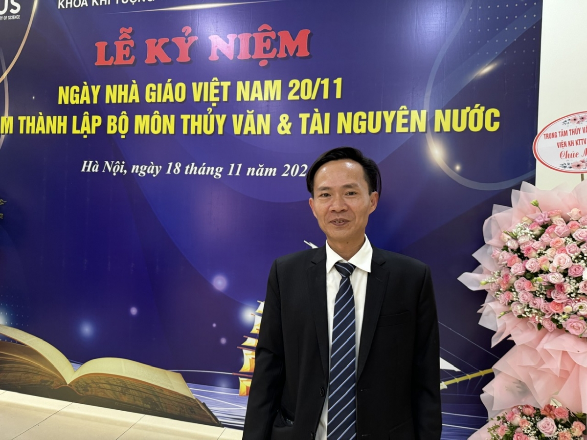 Trưởng Khoa Khí tượng Thủy văn và Hải dương học, PGS.TS Nguyễn Tiền Giang