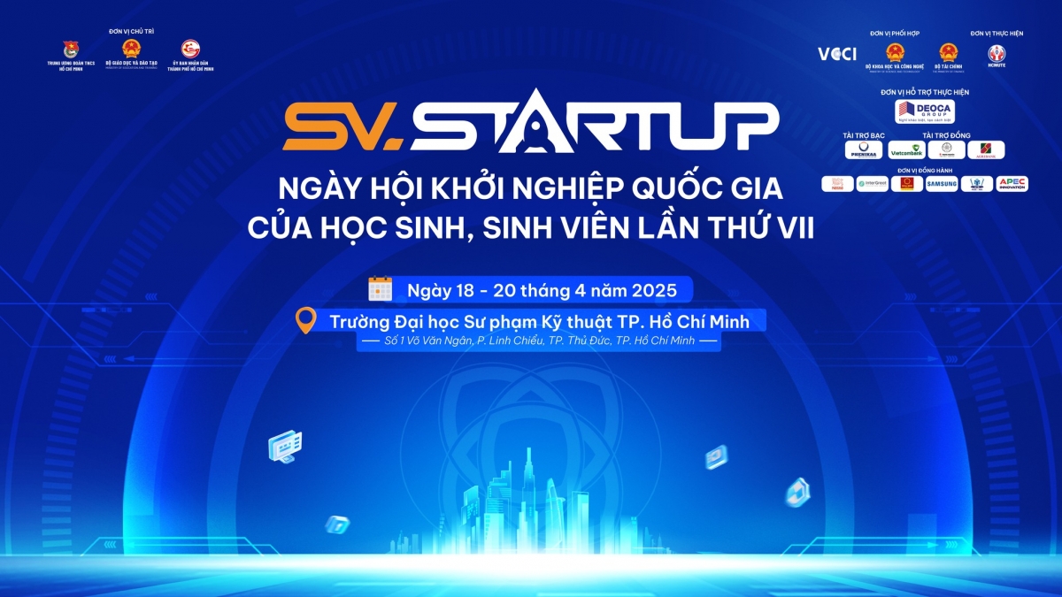 Ngày hội Khởi nghiệp Quốc gia của học sinh, sinh viên lần thứ VII (Ảnh: HCMUTE)