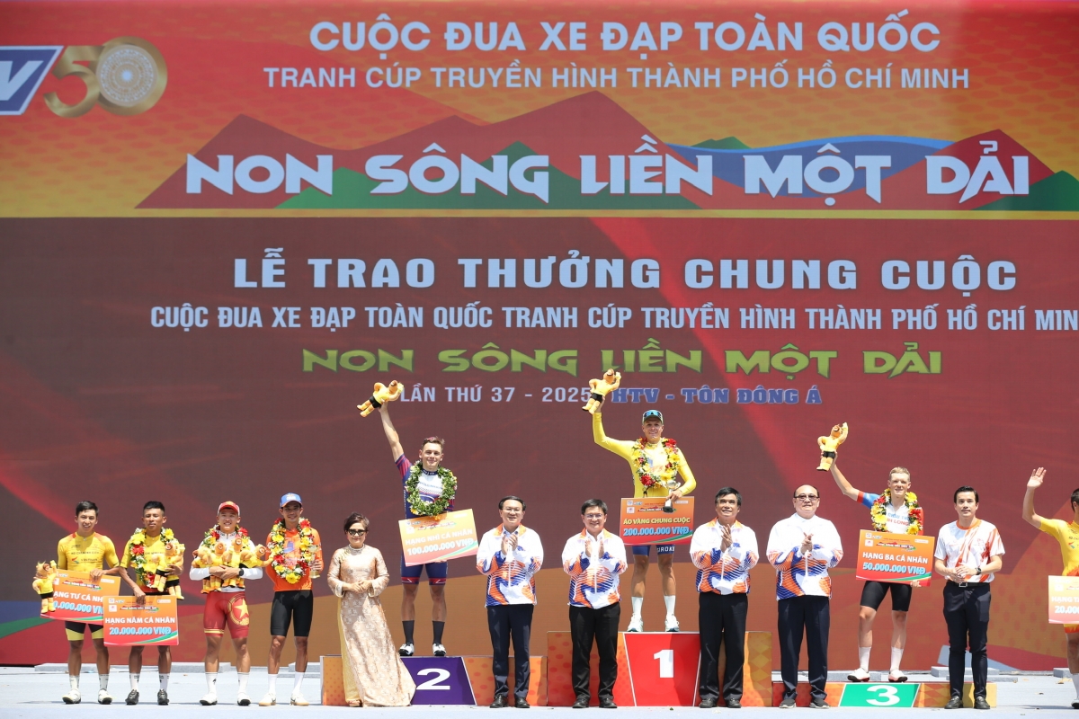 Những cua-rơ có tổng thành tích cá nhân xuất sắc nhất ở cuộc đua năm nay (ảnh: BTC)