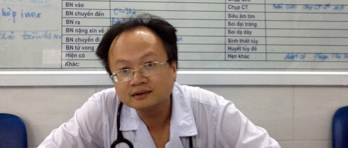 Ths.BS Nguyễn Quốc Thái - Viện Y học nhiệt đới, BV Bạch Mai. Ảnh: Internet