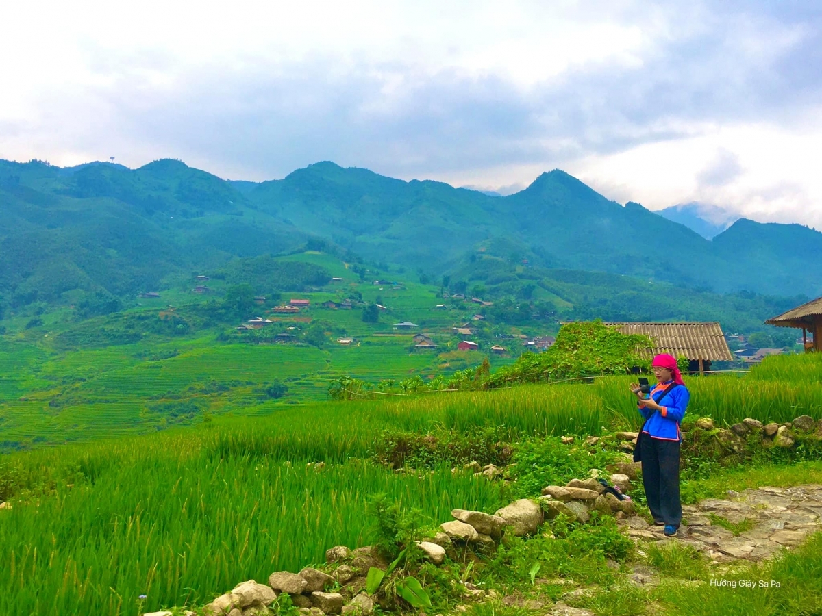 Hướng Giáy Sa Pa - người đã tham gia khóa học của Việt Anh và được hỗ trợ trong việc khởi nghiệp. (Ảnh nhân vật cung cấp)