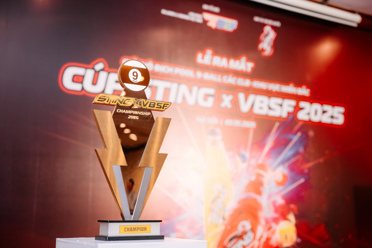 Cúp Vô địch giải Pool 9-Ball các CLB khu vực miền Bắc - STING x VBSF 2025 (ảnh: BTC)