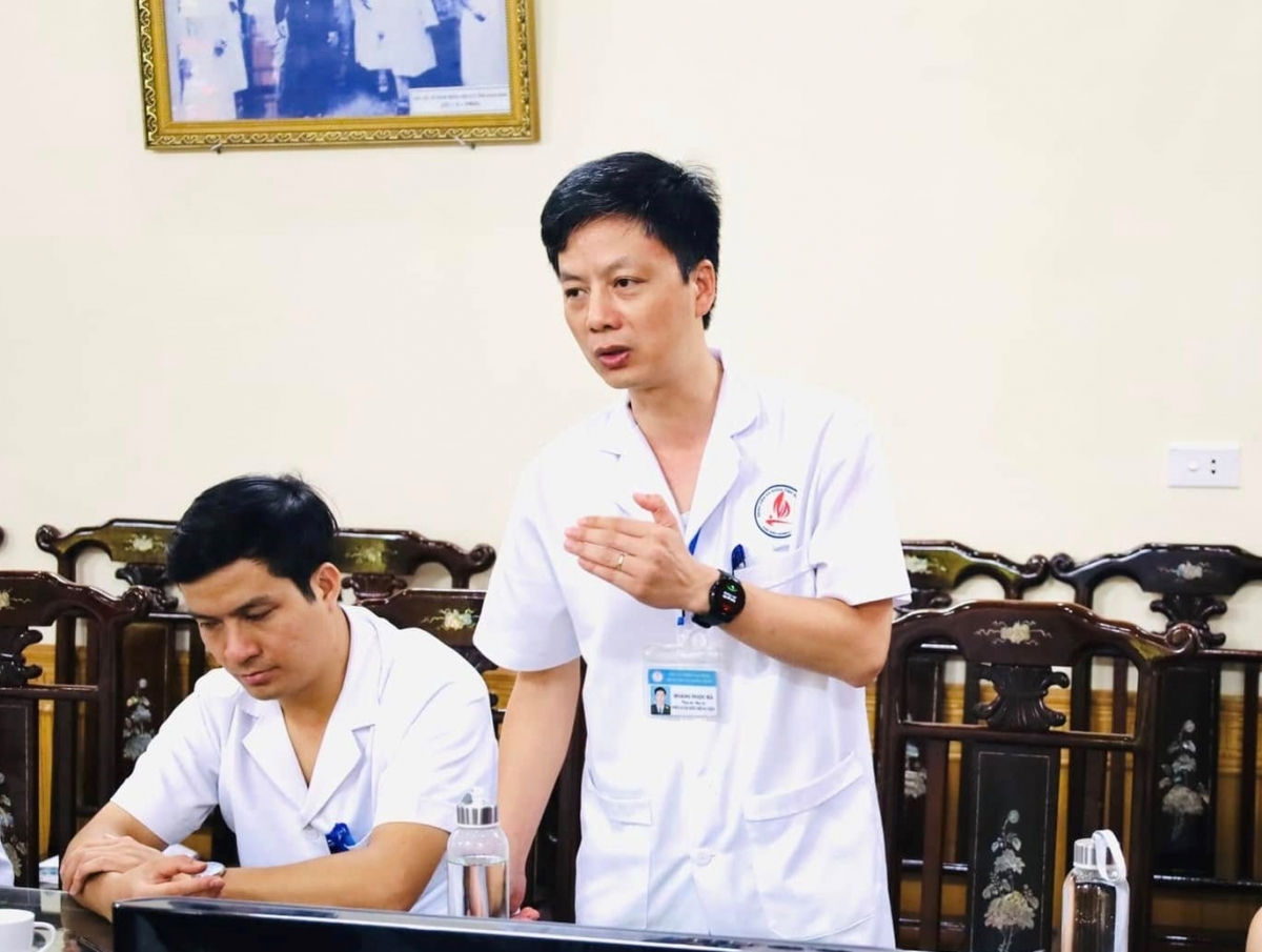 Ths.BS Hoàng Ngọc Hà - Phó Giám đốc Bệnh viện Đa khoa tỉnh Nam Định