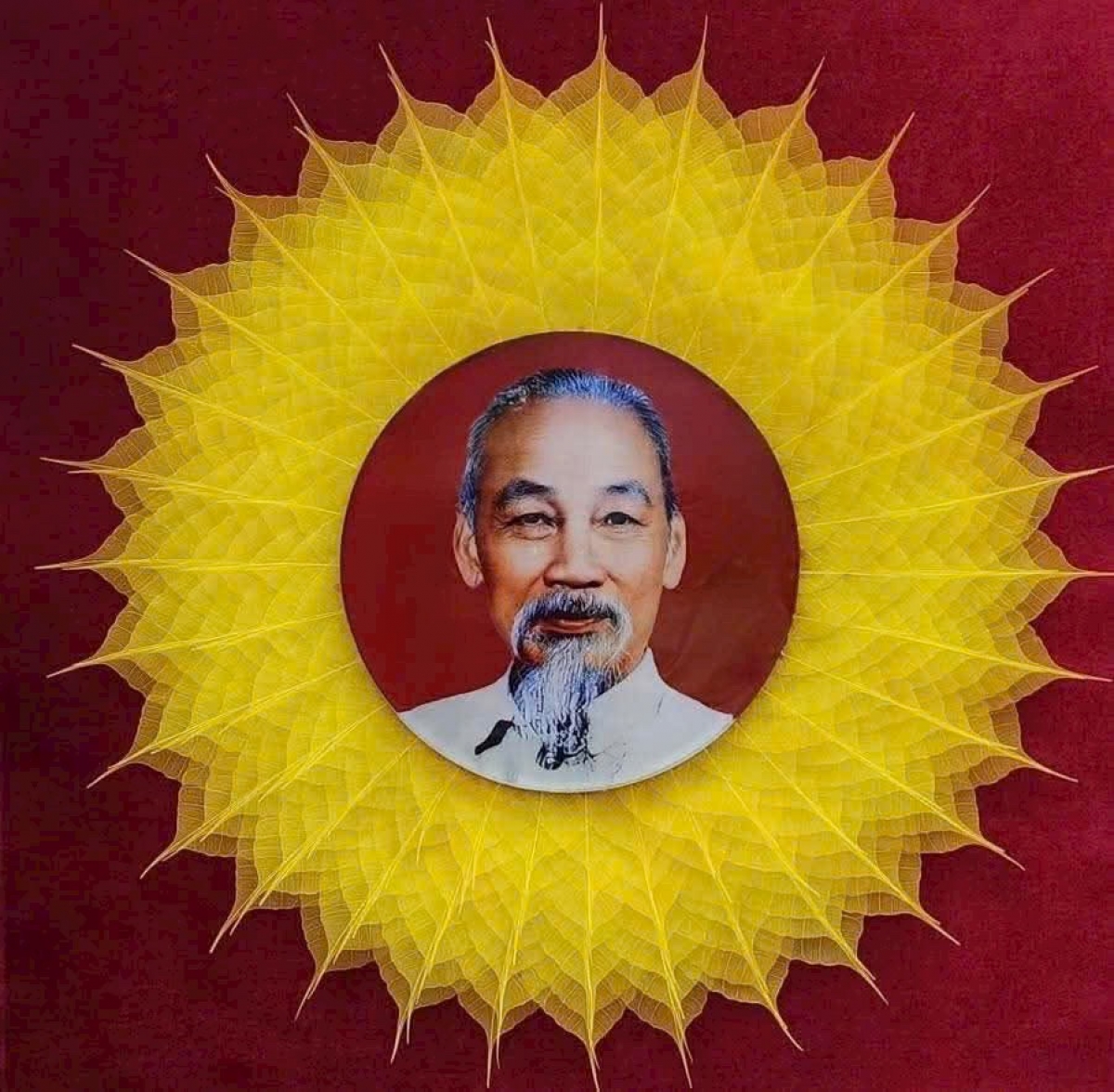 Một trong những bức tranh mà nhóm rất tâm đắc khi làm xong (Ảnh NVCC)
