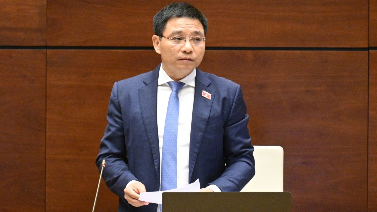 Bộ Trưởng Bộ Tài Chính Nguyễn Văn Thắng. Ảnh: quochoi.vn
