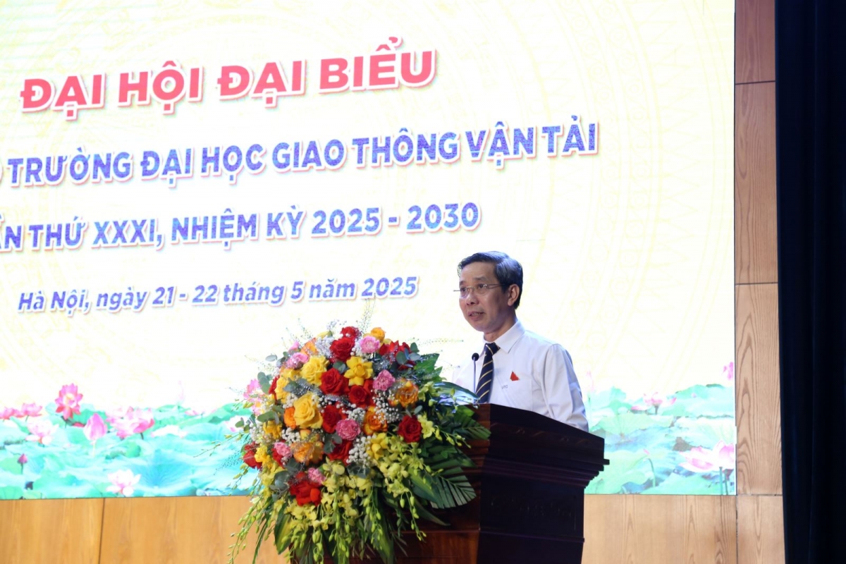 PGSTS Nguyễn Thanh Chương – Chủ tịch Hội đồng trường ĐH Giao thông vận tải
( Ảnh Trường ĐH GTVT)