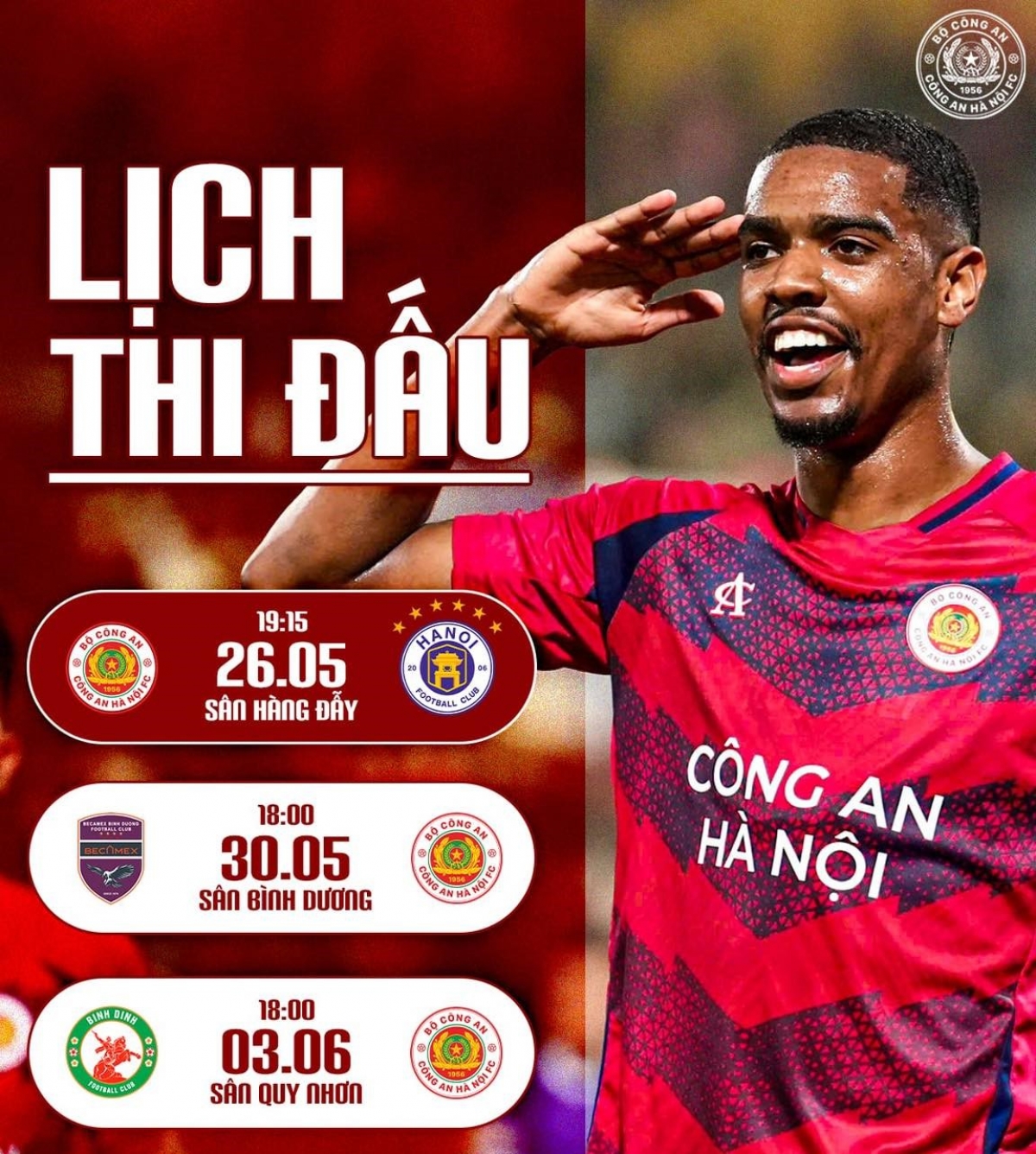 CLB Công An Hà Nội đối mặt với lịch thi đấu vất vả sau Shopee Cup (Ảnh: CAHN FC)