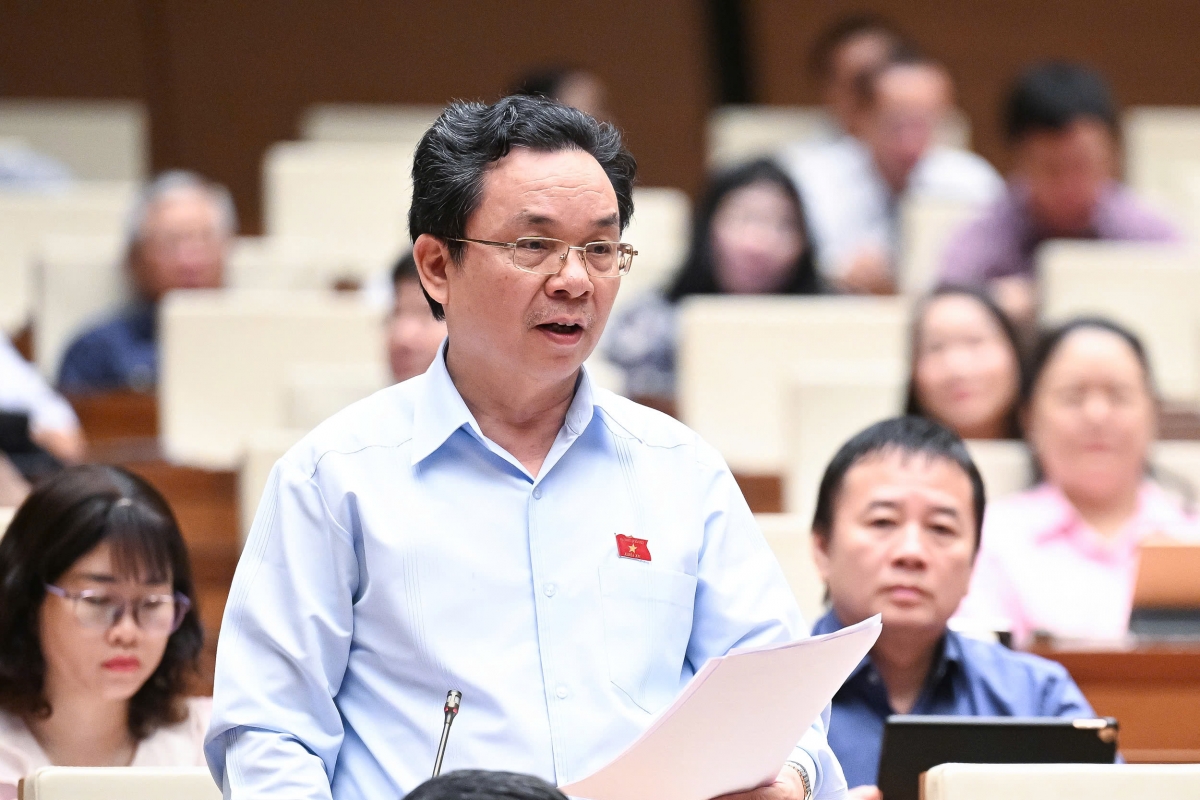 Đại biểu Hoàng Văn Cường - Đoàn ĐBQH TP Hà Nội. Ảnh: quochoi.vn