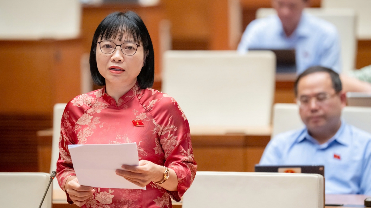Đại biểu Nguyễn Thị Việt Nga - Đoàn ĐBQH tỉnh Hải Dương. Ảnh: quochoi.vn