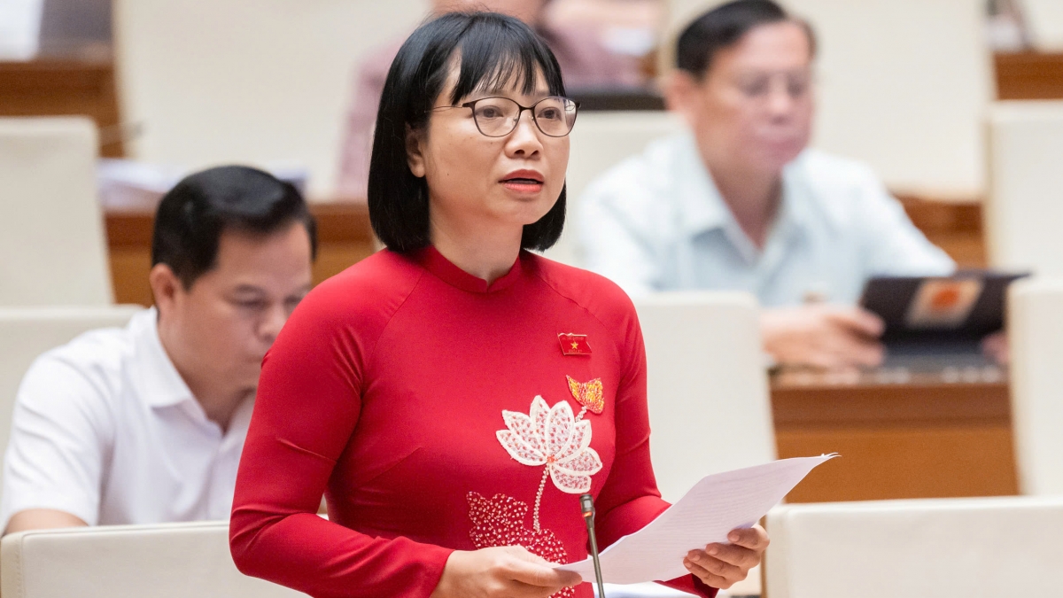 Đại biểu Nguyễn Thị Việt Nga - Đoàn ĐBQH tỉnh Hải Dương. Ảnh: quochoi.vn