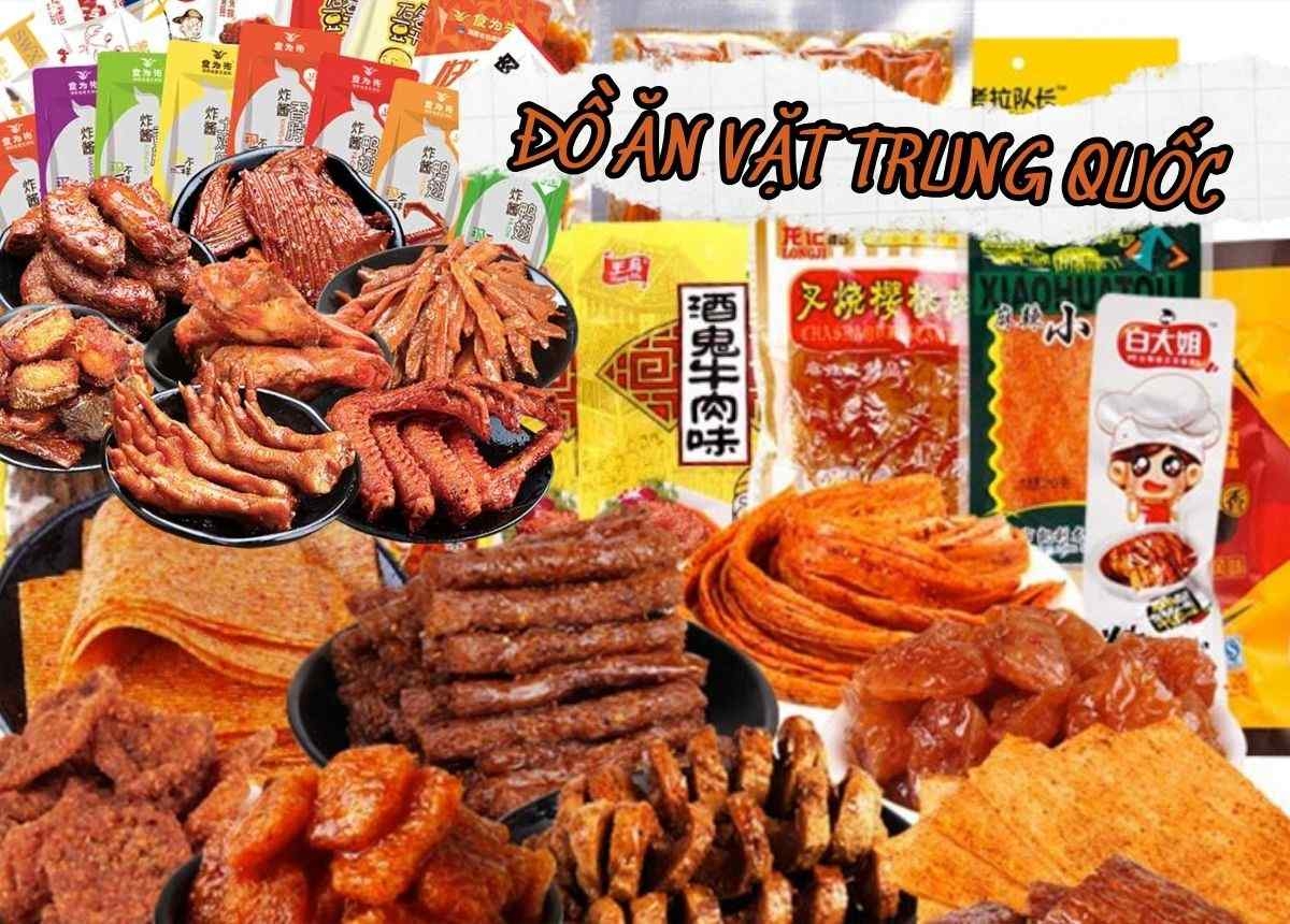 Đồ ăn vặt "nội địa Trung Quốc" không an toàn như quảng cáo. Ảnh: Internet