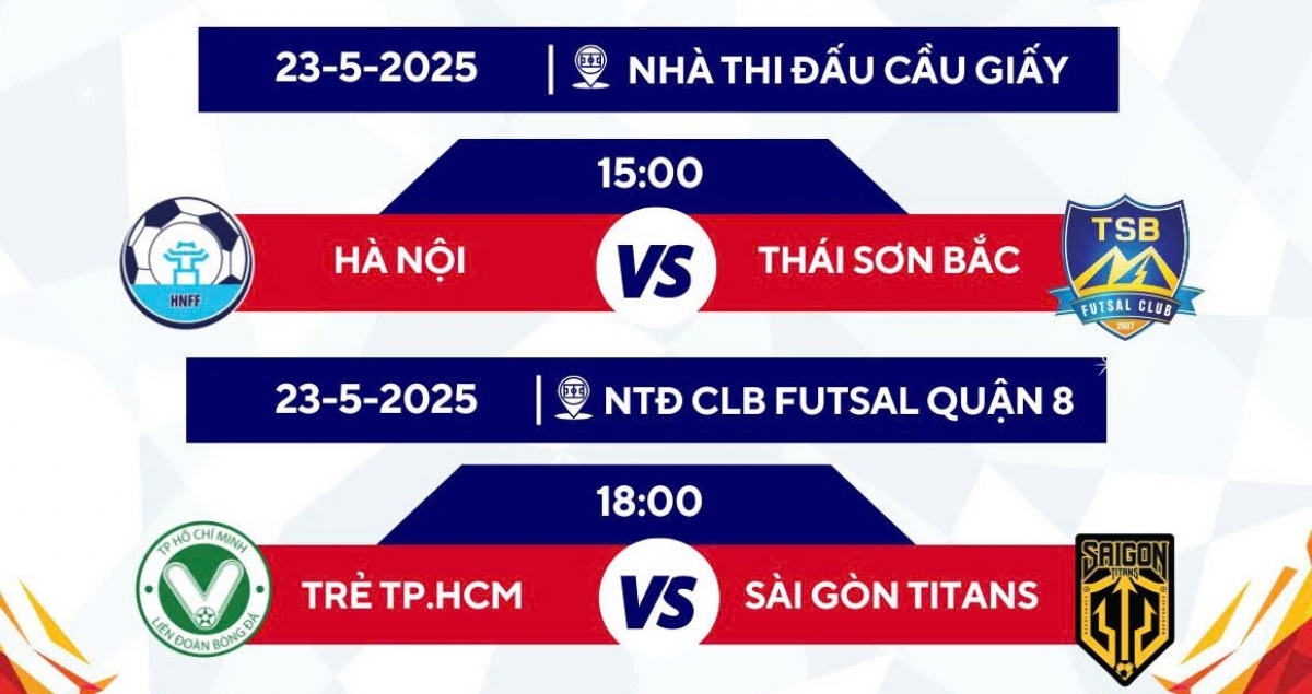 Derby thủ đô ở ngày thi đấu 23/05 (Ảnh: BTC)
