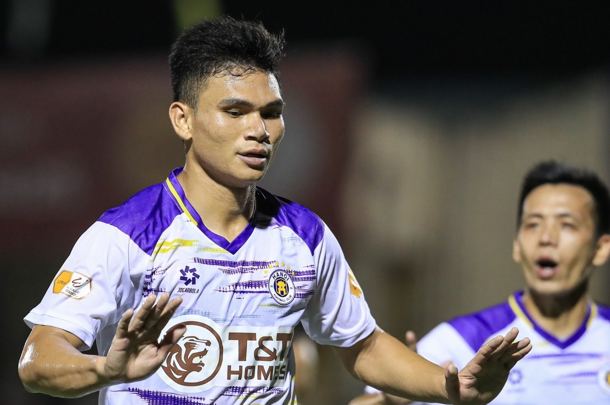 Xuân Mạnh đang có phong độ cao (Ảnh: Hà Nội FC)