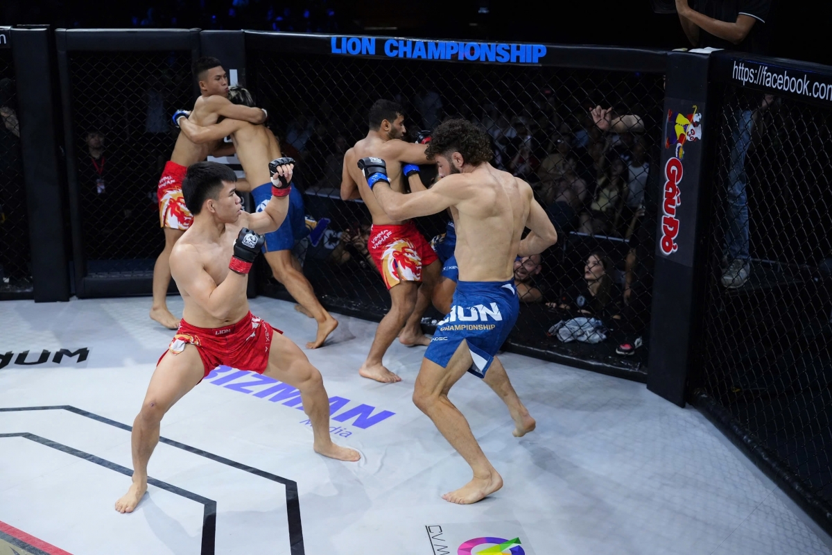 Màn tam đấu lần đầu tiên ra mắt tại sự kiện Lion Championship 22 (ảnh: MMA)