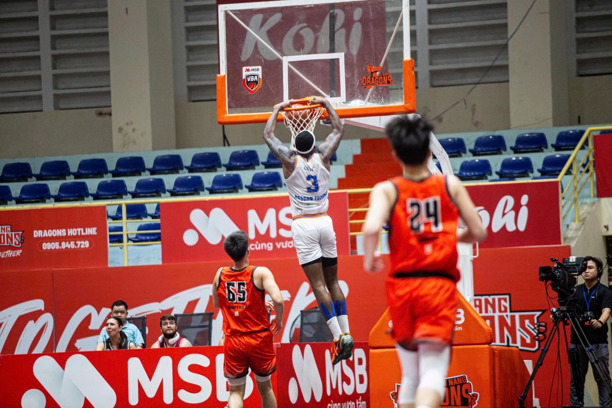 Thắng ngược Danang Dragons, Hanoi Buffaloes khẳng định vị thế ứng viên vô địch (ảnh: VBA)