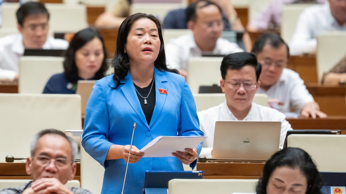 Lê Thị Thanh Lam - Đoàn ĐBQH tỉnh Hậu Giang. Ảnh: quochoi.vn