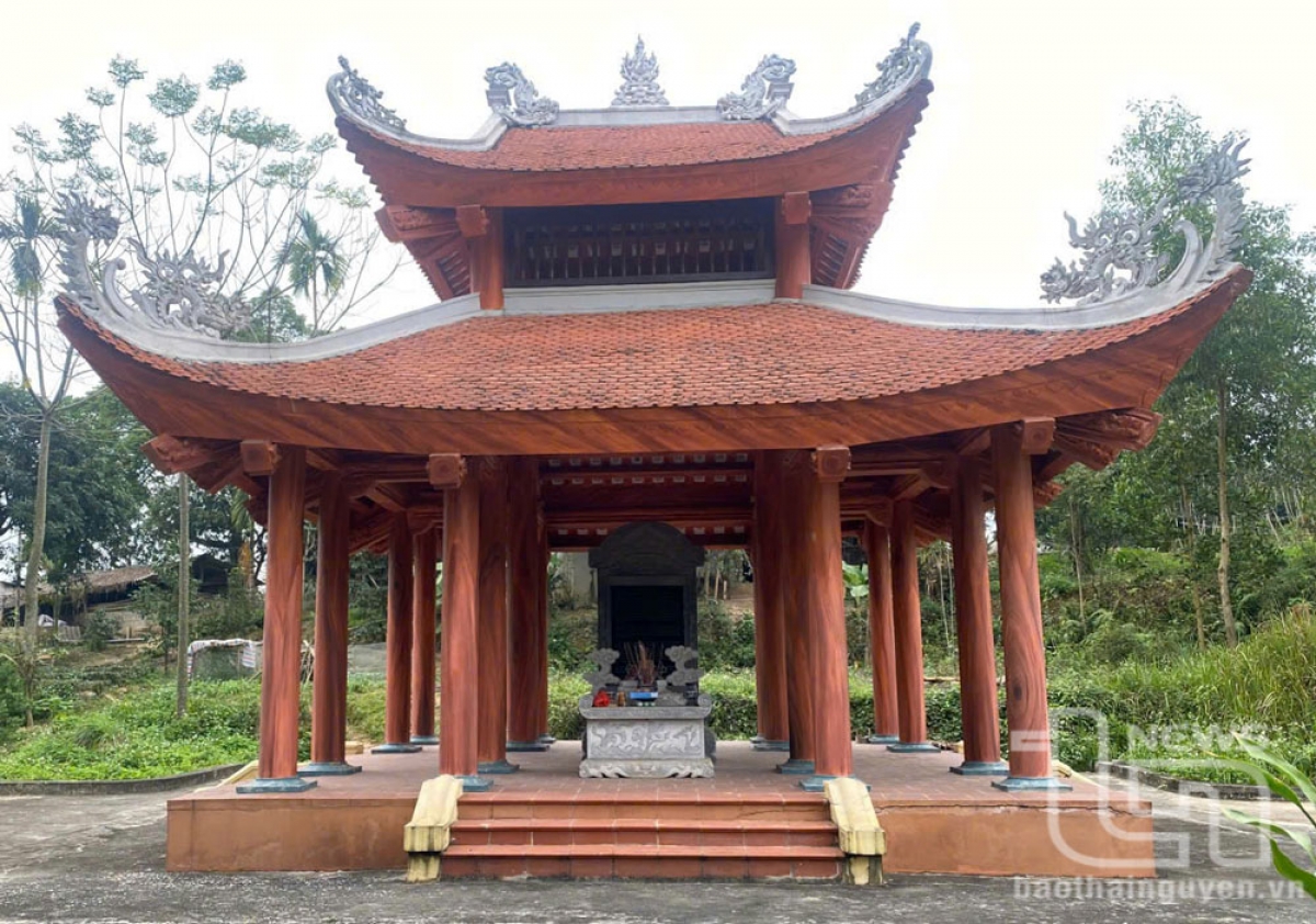 Di tích địa điểm an táng Danh nhân Lương Ngọc Quyến tại tỉnh Thái Nguyên. Ảnh: Báo Thái Nguyên