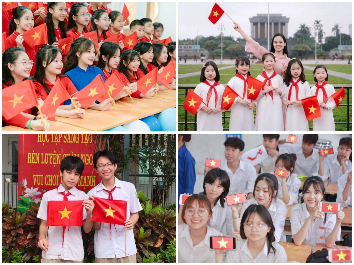 “Màu cờ tôi yêu” do Thành đoàn Hà Nội phát động và triển khai đã thu hút đông đảo đoàn viên, thanh niên Thủ đô hưởng ứng (Ảnh: Thành đoàn Hà Nội)