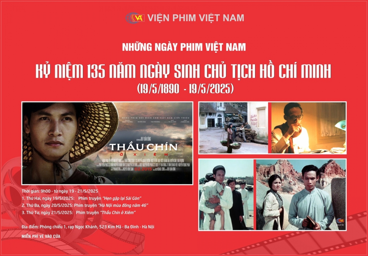 Ba bộ phim đặc sắc về hình tượng Chủ tịch Hồ Chí Minh được chiếu dịp này. Ảnh: Viện Phim Việt Nam