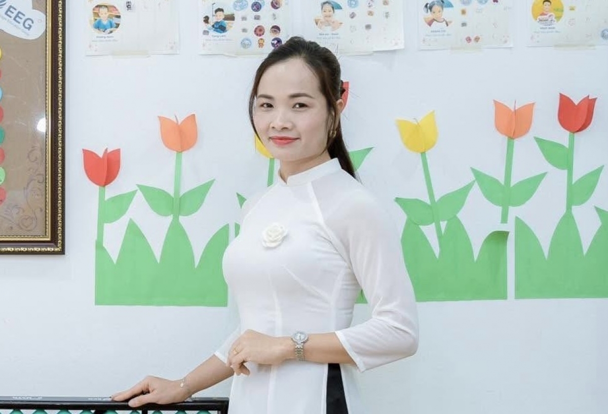Chị Đặng Thị Tuyền, chuyên gia giáo dục của Hệ thống Trung tâm giáo dục E-Math (Ảnh: NVCC)