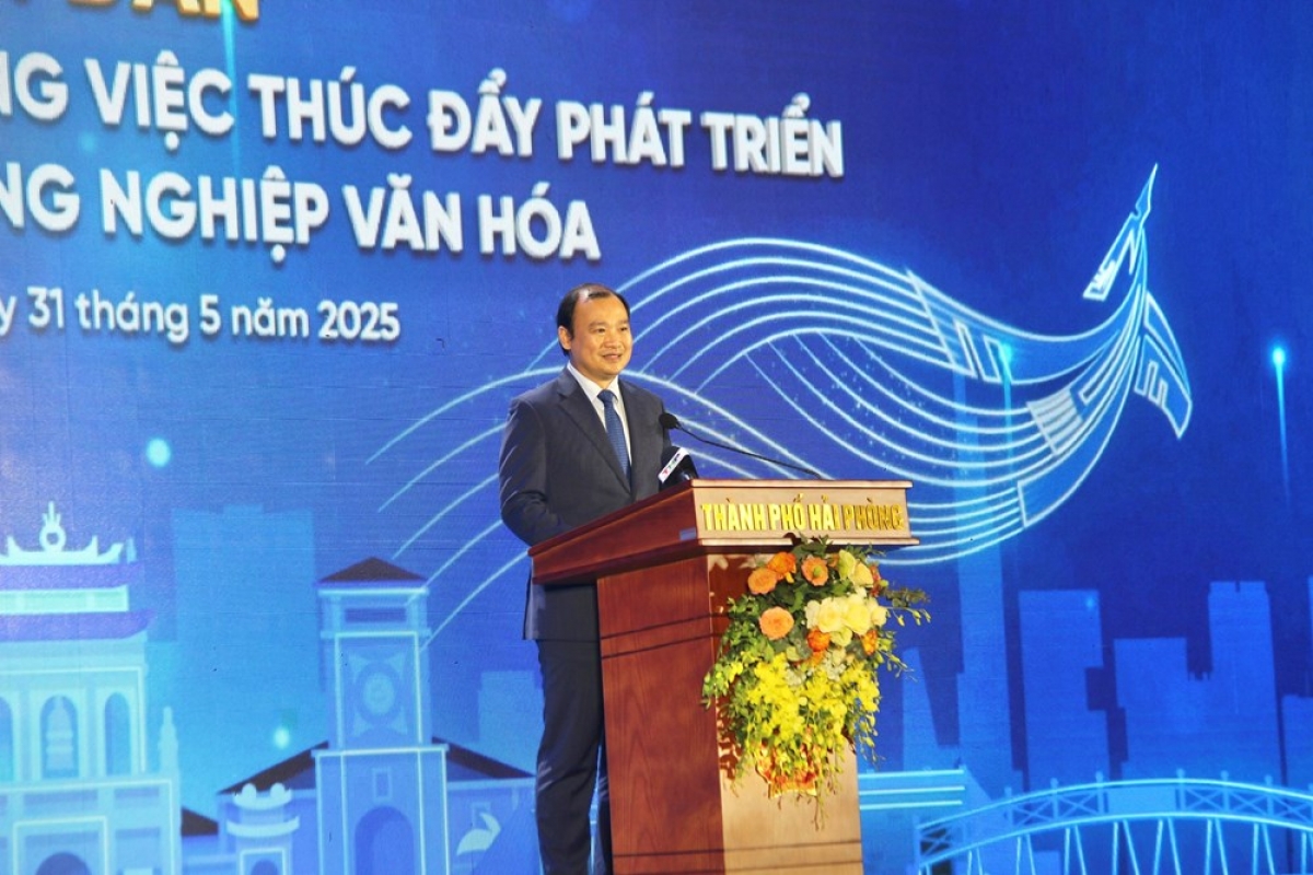 Thứ trưởng thường trực Bộ VHTTDL Lê Hải Bình: Báo chí là chất dẫn cho các ngành công nghiệp văn hóa phát triển. (Ảnh: Báo Văn hóa)