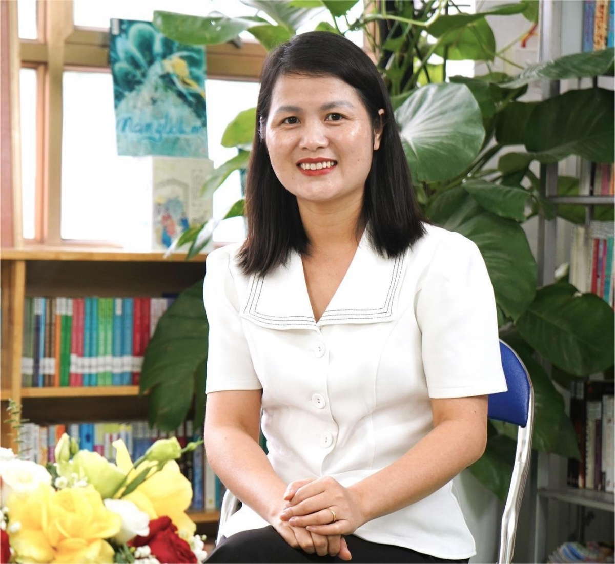 Bà Chu Thị Hiên, Hiệu trưởng Trường THPT Trí Đức, Hà Nội (Ảnh P/V)