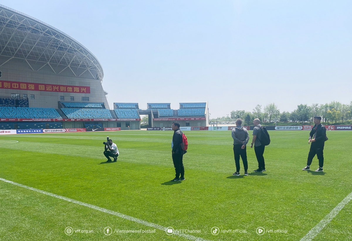 SVĐ Football Channel – địa điểm diễn ra các trận đấu tại giải U16 quốc tế CFA Team China 2025 (Ảnh: VFF)