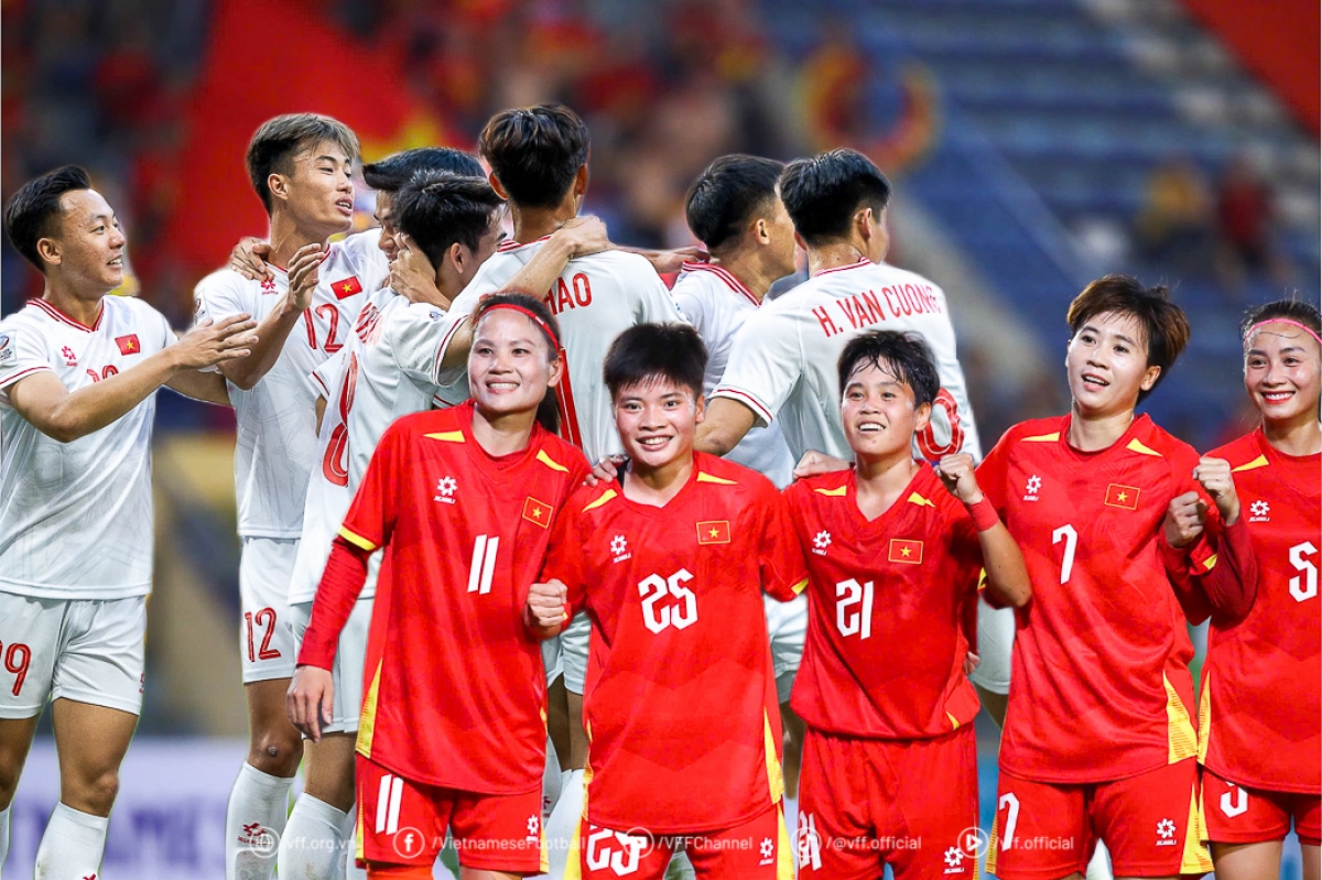 Đội tuyển U22 Việt Nam và đội tuyển nữ Việt Nam đang có sự chuẩn bị rất chủ động cho SEA Games 33 (Ảnh: VFF)