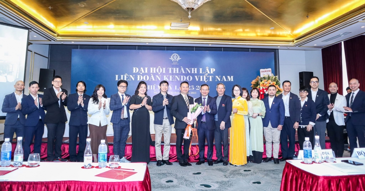 Đại hội thành lập Liên đoàn Kendo Việt Nam được tổ chức tại Hà Nội vào tháng 01.2025 (ảnh: VKF)