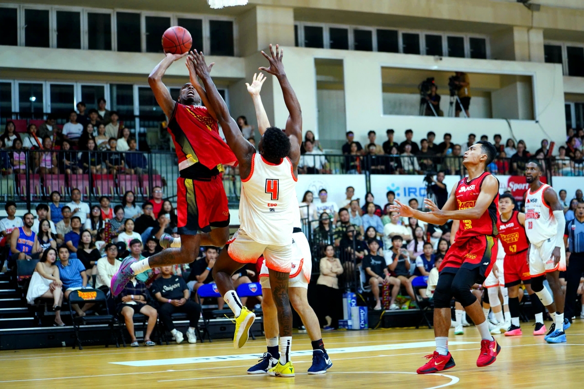 Alfred Hollins ghi 30 điểm, giúp Saigon Heat giành chiến thắng ở trận tái đấu (ảnh: VBA)