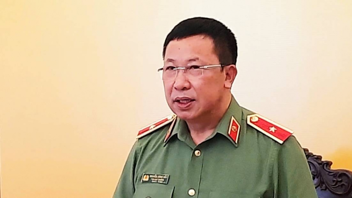 Thiếu tướng, NSND Nguyễn Công Bẩy, Phó Cục trưởng Cục Công tác Chính trị, Bộ Công an thông tin về Liên hoan