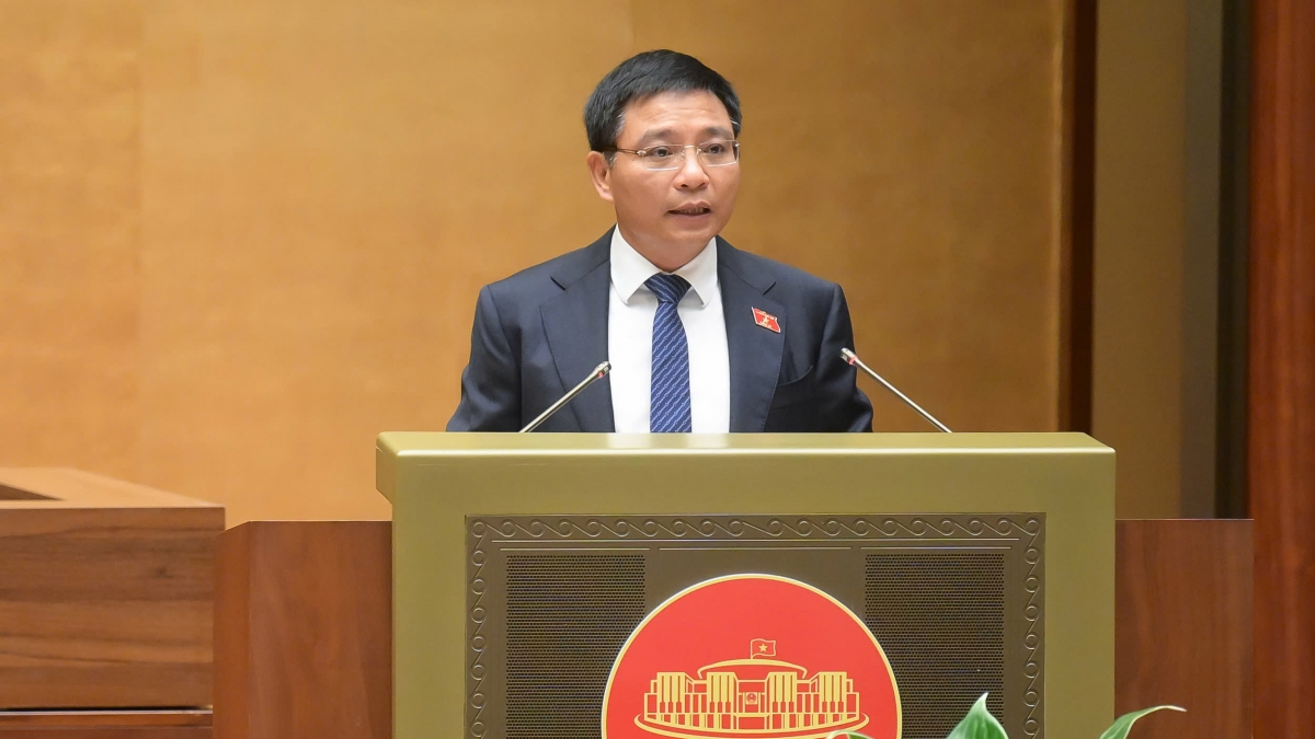 Bộ trưởng Bộ Tài chính Nguyễn Văn Thắng. Ảnh: quochoi.vn