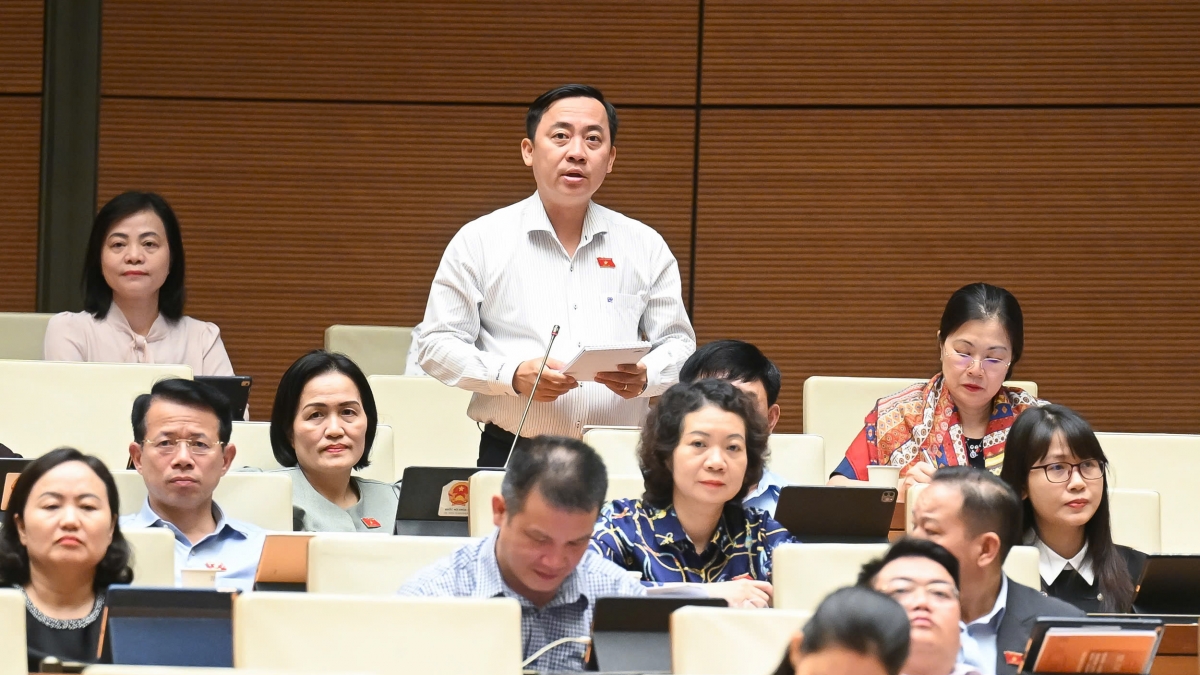 Đại biểu Đào Chí Nghĩa - Đoàn ĐBQH tỉnh Cần Thơ. Ảnh: quochoi.vn