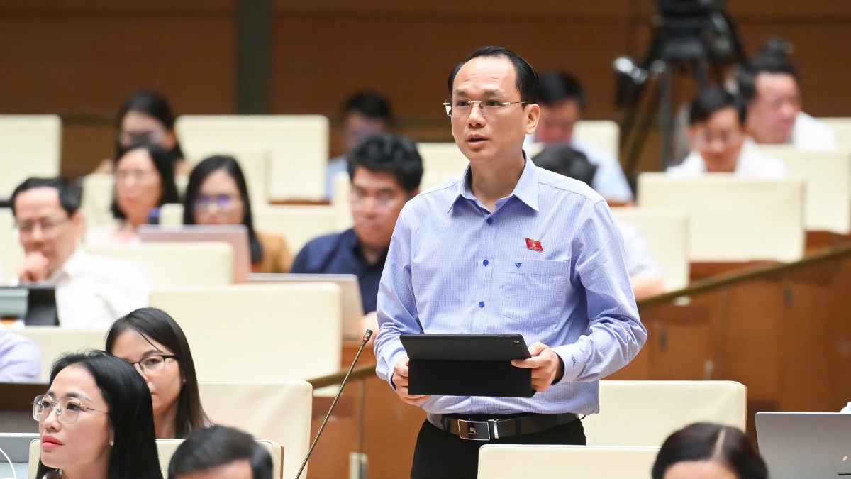 Đại biểu Lưu Bá Mạc - Đoàn ĐBQH tỉnh Lạng Sơn. Ảnh: quochoi.vn