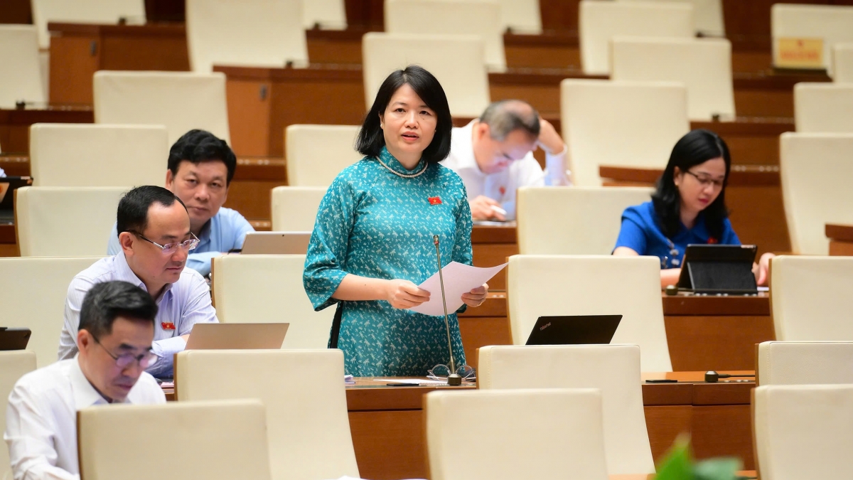 Đại biểu Nguyễn Thị Mai Thoa - Đoàn ĐBQH tỉnh Hải Dương. Ảnh: quochoi.vn